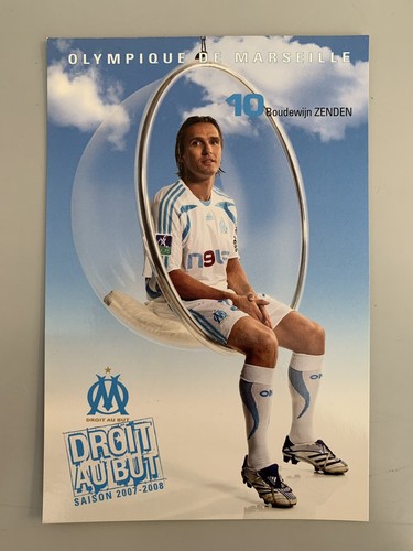 Carte Postale Collector OM Olympique De Marseille 1990-1991 - Gaetan Huard - Clubs Français