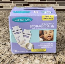 Lansinoh Breastmilk Breast Pump Storage Bag - 20470 100 Count     