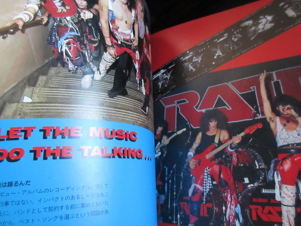 Steve Gett Ratt Renegade Angels Japan Book L.A. Metal Warren