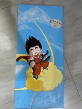 Quadro Dragon Ball Goku Fox Dipinto A Mano Su Tela 100x50cm