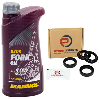 Gabelsimmerringe Staubkappen 013-6 + 1L Gabelöl für BMW R 1150 R 1100 R 850 1200