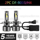 pair 2-sides H4 HB2 9003 LED Headlight Kit 2400W 6000K 360000LM Hi/lo Beam Bulbs