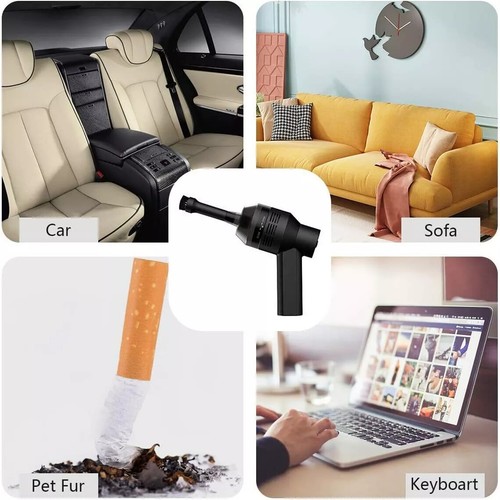 Rechargeable Air Duster Electric Cleaner Cleaning Vacuum for Car/PC/Keyboard/Pet - 第 10/12 張圖片
