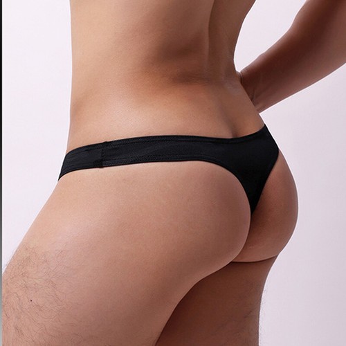 Sexy Mens T-Back G-string Thong Bikini Underwear U-convex Pouch Hipster Panties - Picture 15 of 20