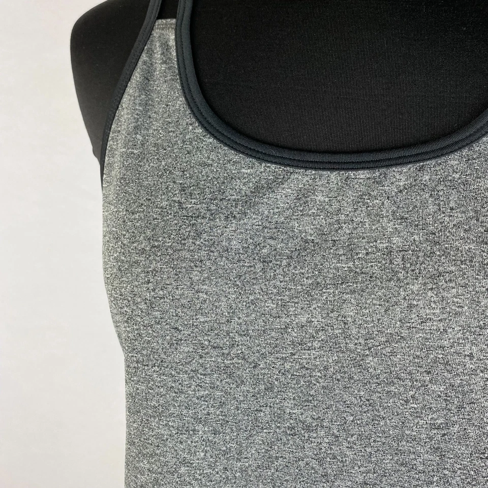 C9 By Champion XS Gris Jaspeado Negro Borde Tanque Malla Como Diseño Espalda Casi Nuevo Foto 3 de 4