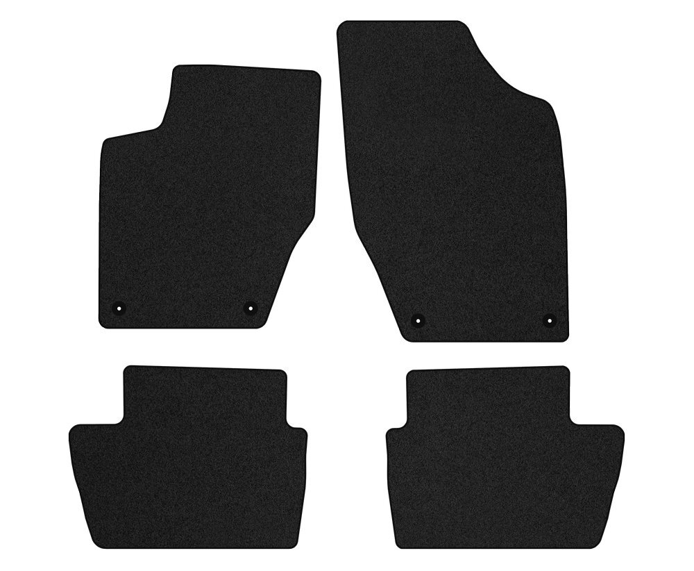Tapis de sol Peugeot 308 I en velours premium noir mat pour un habitacle élégant