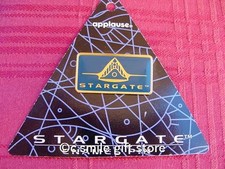 Stargate *LOGO Gold-tone Metal & Enamel Pin* from Applause Never Used RARE