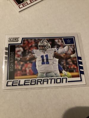 2022 Score Football Celebration C-MP Micah Parsons Cowboys | eBay