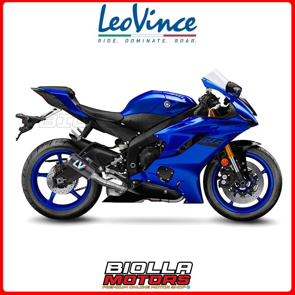 15215C SLIP-ON LEOVINCE YAMAHA YZF-R6 600 2009 - LV-10 CARBON