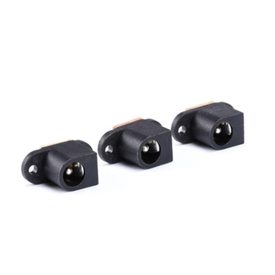 PCB Mount DC Power Jack Socket 2.1mm x 5.5mm DC-053 Plug Barrel Connector Ears
