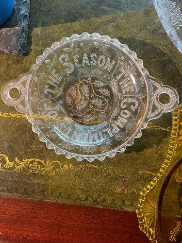 Charming collection of three Victorian glass plates inc 1887 jubilee - Picture 4 of 4