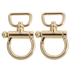 2PCS Bag Shoulder Strap Buckles Metal Buckles Connecting Buckles