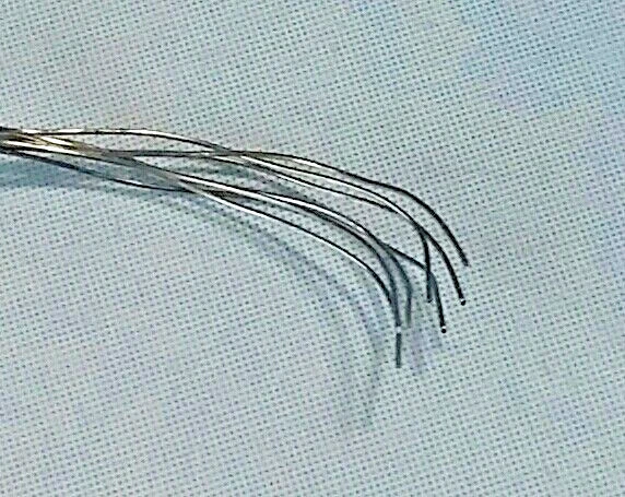 Líderes de pesca Snaplock 30 lb 12ct 12" recubiertos de acero plateado 7 hilos trenzados Foto 2 de 2