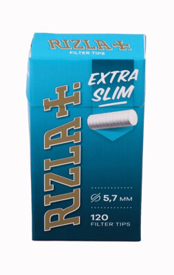 10 Packungen (1200 Filter) RIZLA Filtersticks Extra Slim 5,7 mm, 120 pro Packung