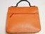 thumbnail 3 - SONOVI Orange Faux  Leather Tote Bag Women Handbag 