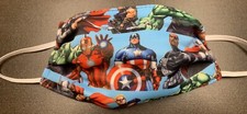 KIDS Marvel Hulk Ironman Thor Captain America Fabric Reusable Face MASK
