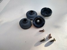 Vintage Sanyo TP V16 turntable four original rubber feet used