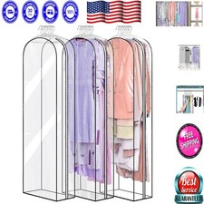 10" Gusseted Garment Storage Covers - Breathable 60  Dress  Fur Coat Bags