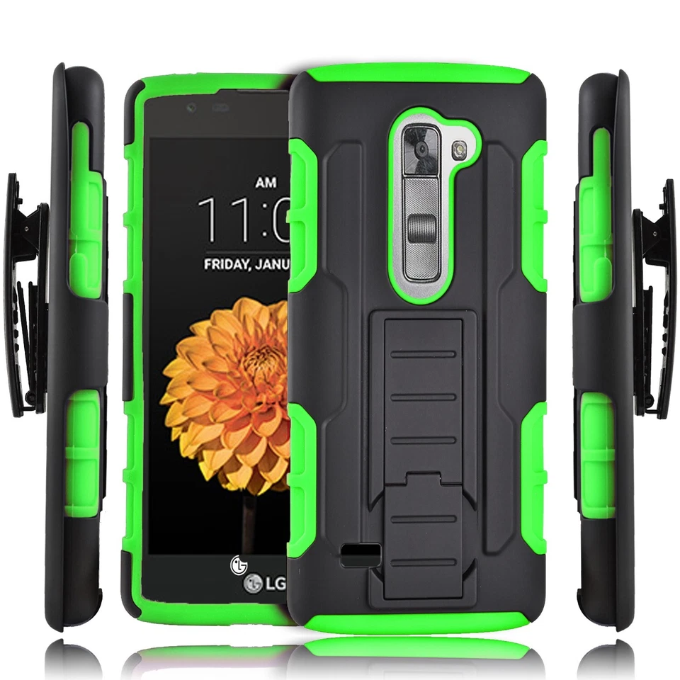 For LG K7 Phone Case Shockproof Cover Belt Clip Heavy Duty Drop Protection - Image 3 of 4