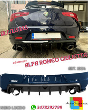 ✨DIFFUSOR GEEIGNET FÜR ALFA ROMEO GIULIETTA LOOK TUNING GLOSS BLACK -✨
