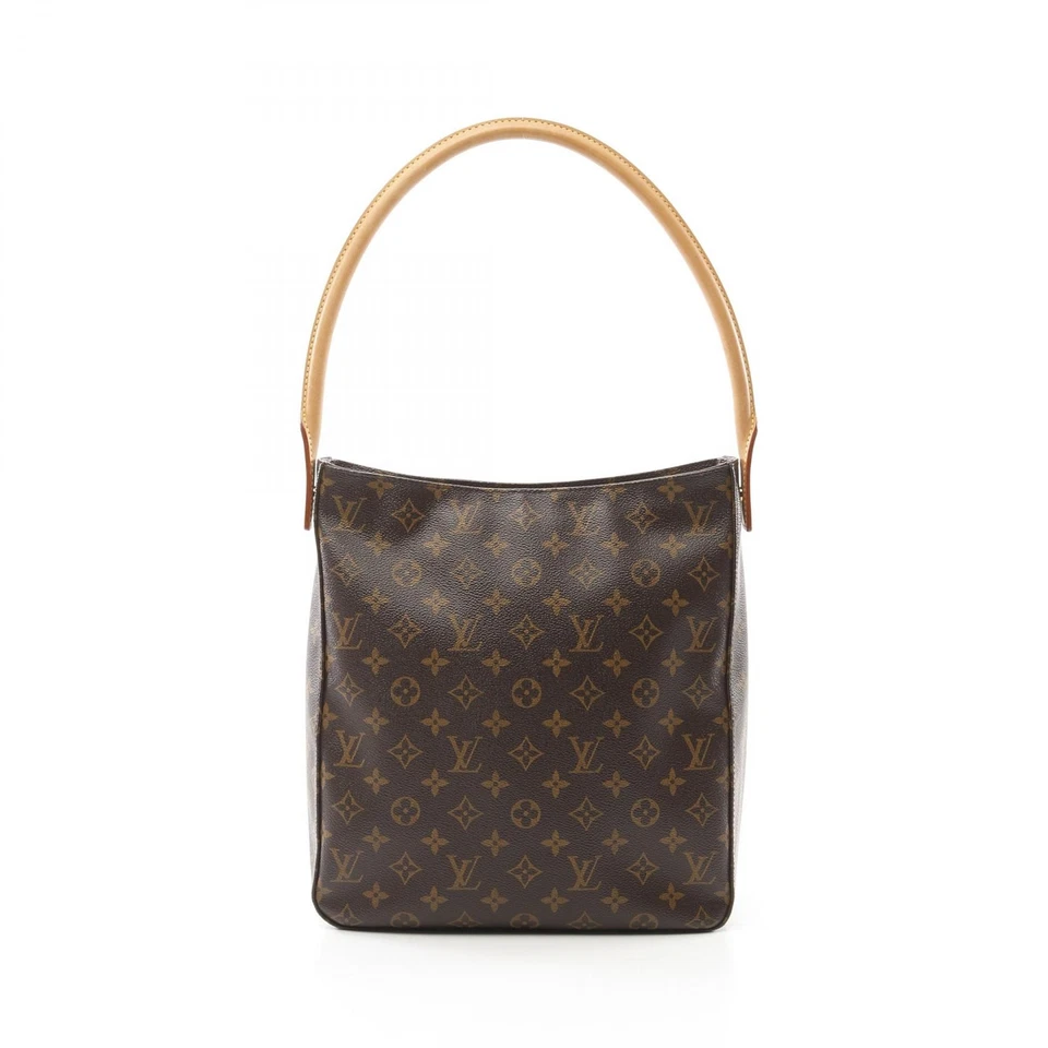 LOUIS VUITTON Looping GM Schultertasche M51145 Monogram Canvas Braun Gebrauch...