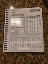 2022 Thomson Reuters Checkpoint Quickfinder 1040 Handbook