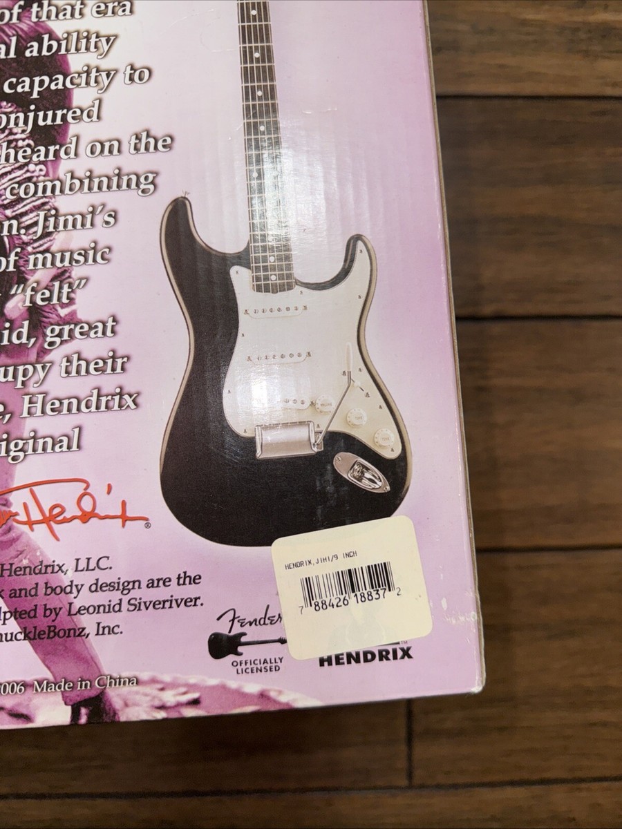 Jimi Hendrix Knucklebonz Guitar Hero Retro Series Statue NEW+Bonus