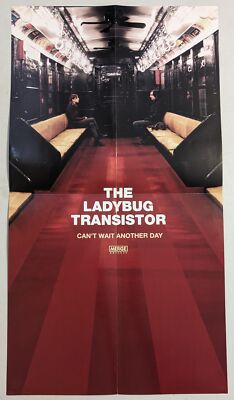 2007 The Ladybug Transistor Can't Wait Another Day Merge Promo Poster 22 x 12
