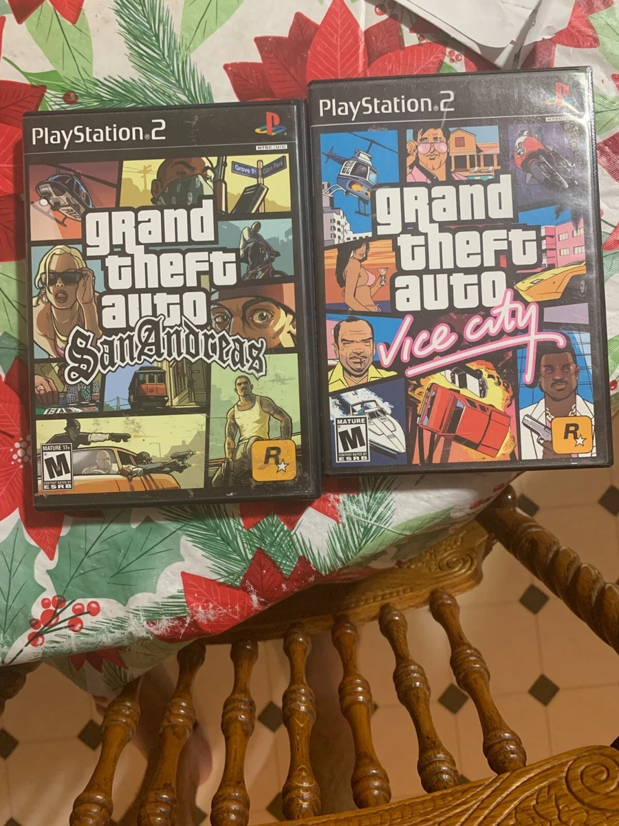 Grand Theft Auto Vice City and GTA 3 The Xbox Collection CIB