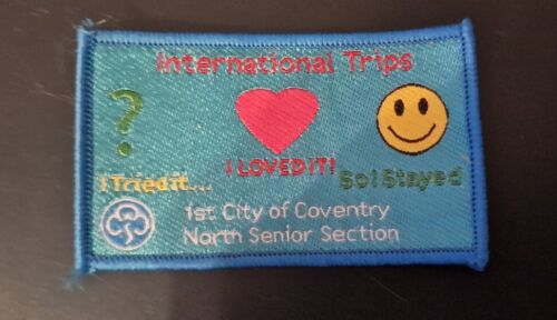 Girl Guide / Girlguiding Coventry International Trips Badge/ patch - J - Bild 1 von 1