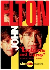 -- Elton John in Tantrums and Tiaras (1997) - Movie Poster Repro Postcard!    