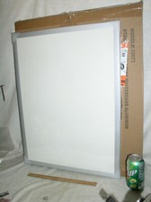 SEALED Staples Standard Melamine Whiteboard Aluminum Finish Frame 2' x 1-1/2'