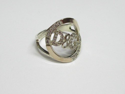 Bellissimo anello vintage in argento sterling 925 oro 375 pietre gioiello mis... - Foto 6 di 7