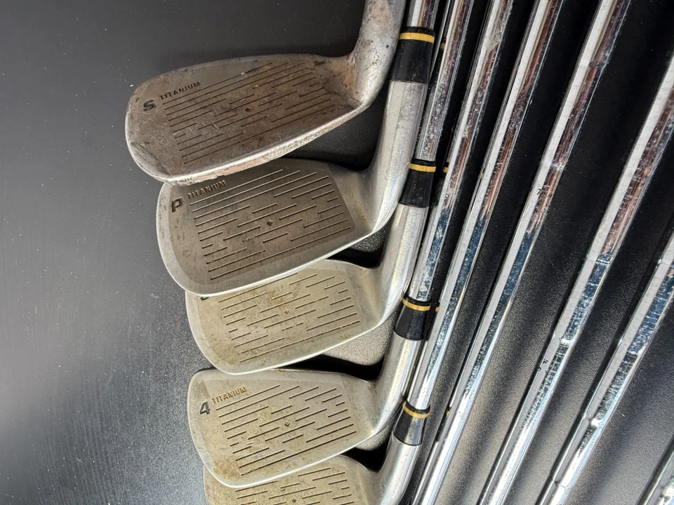 JUEGO DE HIERROS TOP FLITE TOUR TI 3-9 SW PW S-300 Acero Derecha Foto 4 de 4