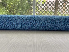 Door Window Draft Stopper Cedar Filled Draftstopper Energy Saving Blue Flowers