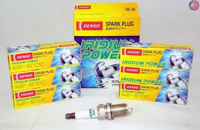 Denso # 5304 IRIDIUM Power Spark Plugs -- IK20 --- 6 PCSNEW --