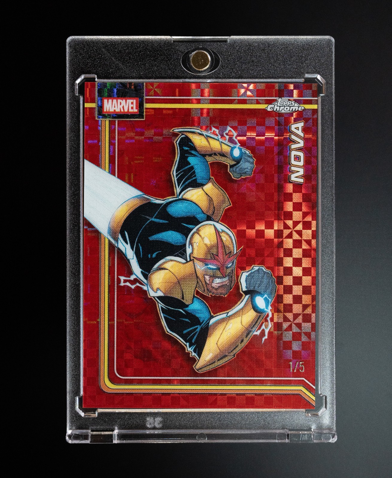 Nova Red RayWave Refractor /5 2026 Topps Chrome Marvel 089 SSP 1/5