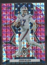 2021 Mosaic Josh Allen Buffalo Bills National Pride Pink Prizm