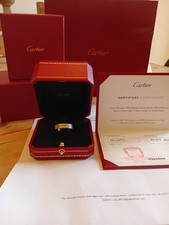 Cartier Love Ring White Gold Size 61 Ref CRB4084761 Individual Number NL1079