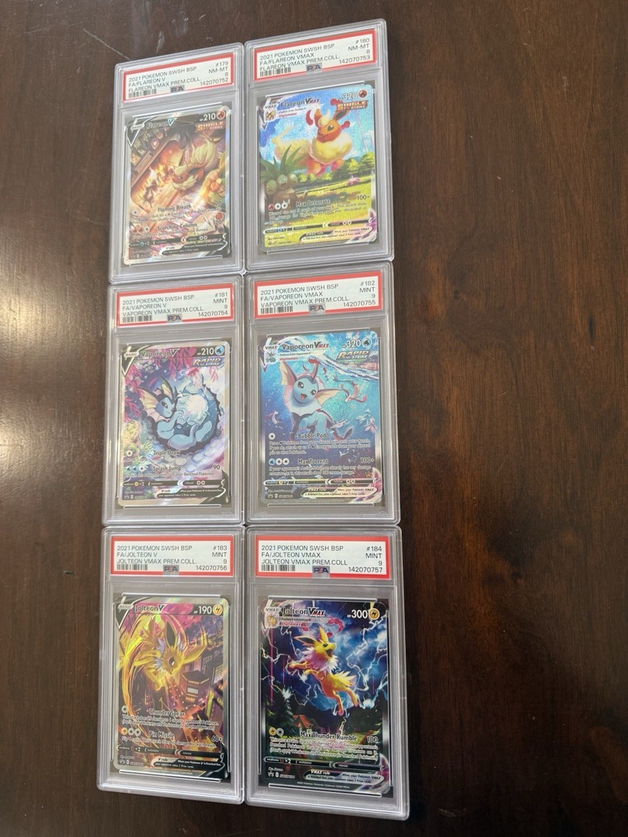 Pokémon - SWSH VMAX Eeveelution Promo Set – Vaporeon Jolteon