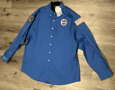 NASA John H. Glenn Research Center Devon Jones Men's Shirt Patches Size 2XL NWT