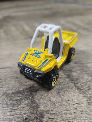 Matchbox Yellow Four X Force Diecast 1/64 Mattel Loose Toy Car