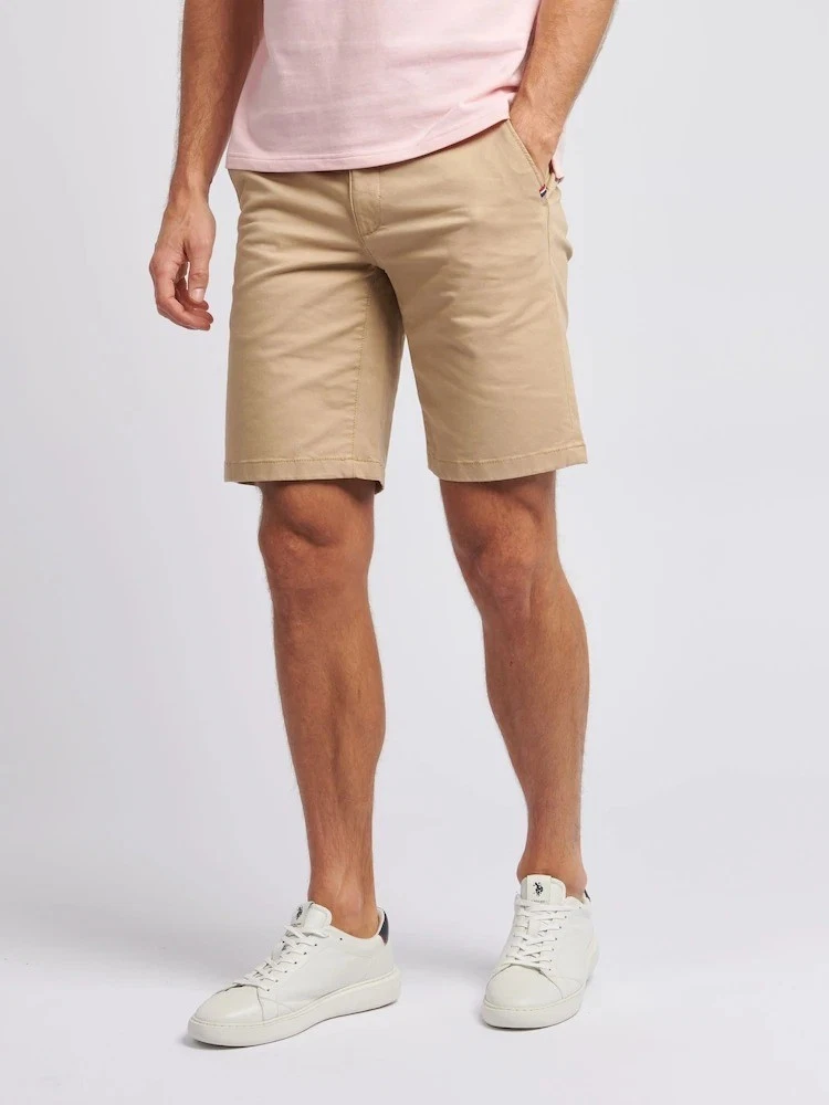 Gap Chino Bermuda Shorts 100% Cotton Size 34 Beige Casual Wear