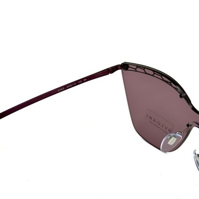 BVLGARI BV6093 6093 SERPENTEYES Burgundy Purple Metal Scale