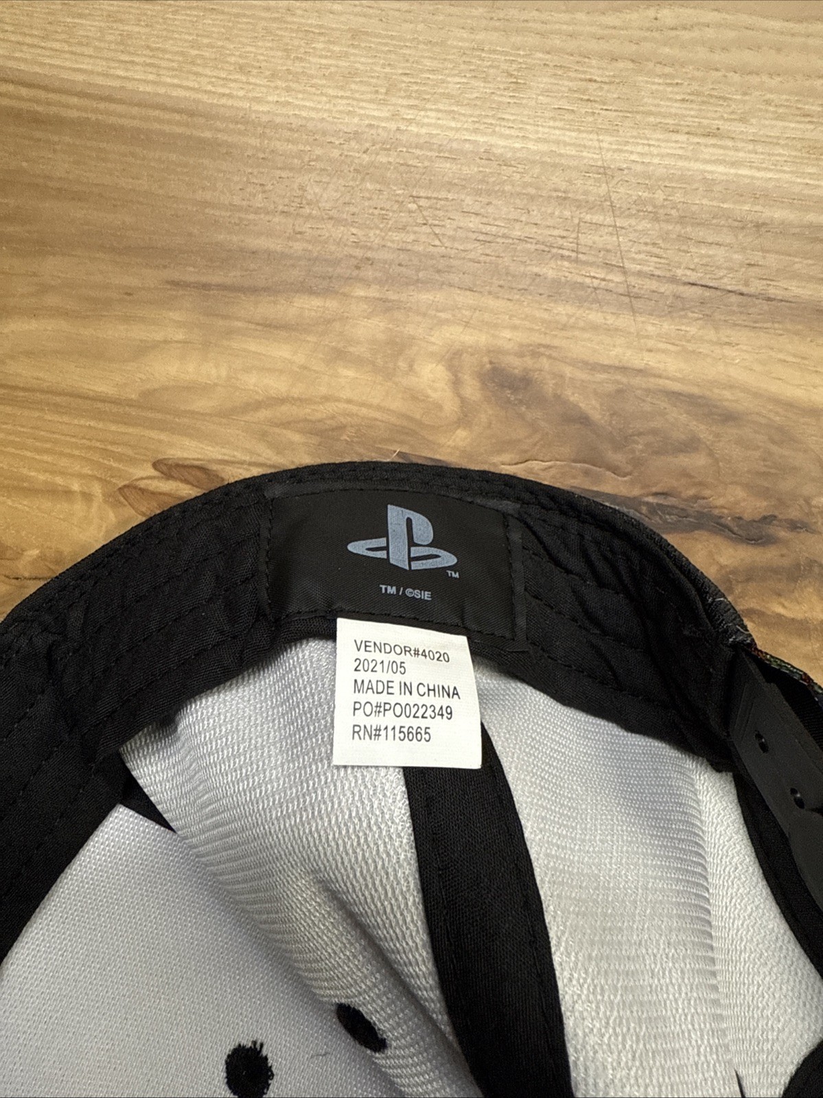 PlayStation Gamer Ball Hat Cap Snapback Adjustable Unisex Black One Size Fits