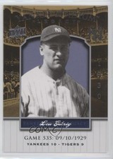2008 Upper Deck Yankee Stadium Legacy Lou Gehrig #YSL535 HOF 3h2