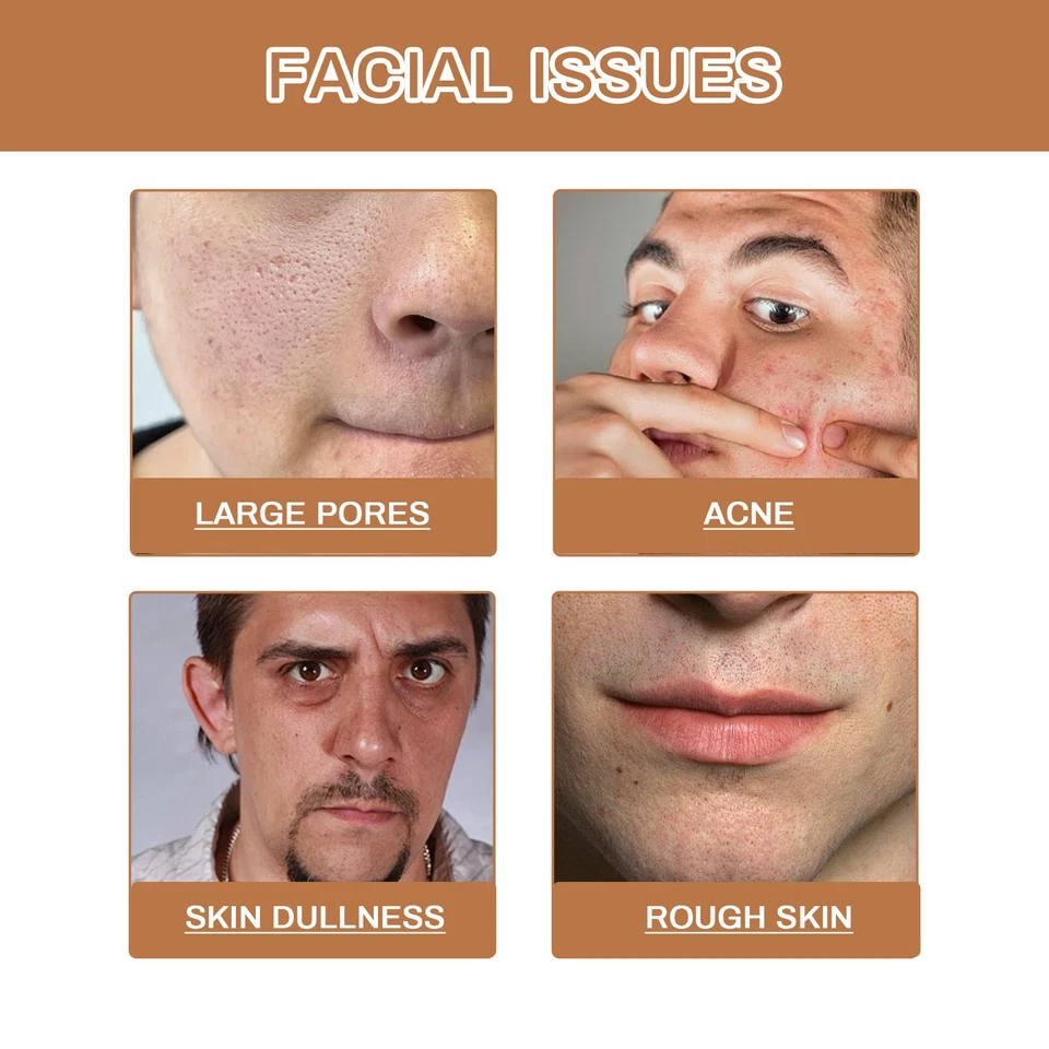 Men's Face Wash & Scrub - Exfoliating Brightening with Coffee & Vitamin E - Image 3 of 4