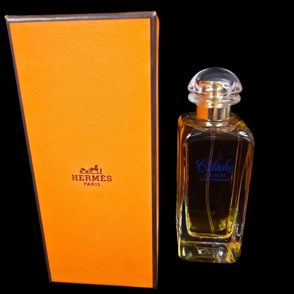 Hermes Caleche Fleurs de Mediterranee Eau De Parfum 3,3 OZ/100 ml raro Foto 4 de 4