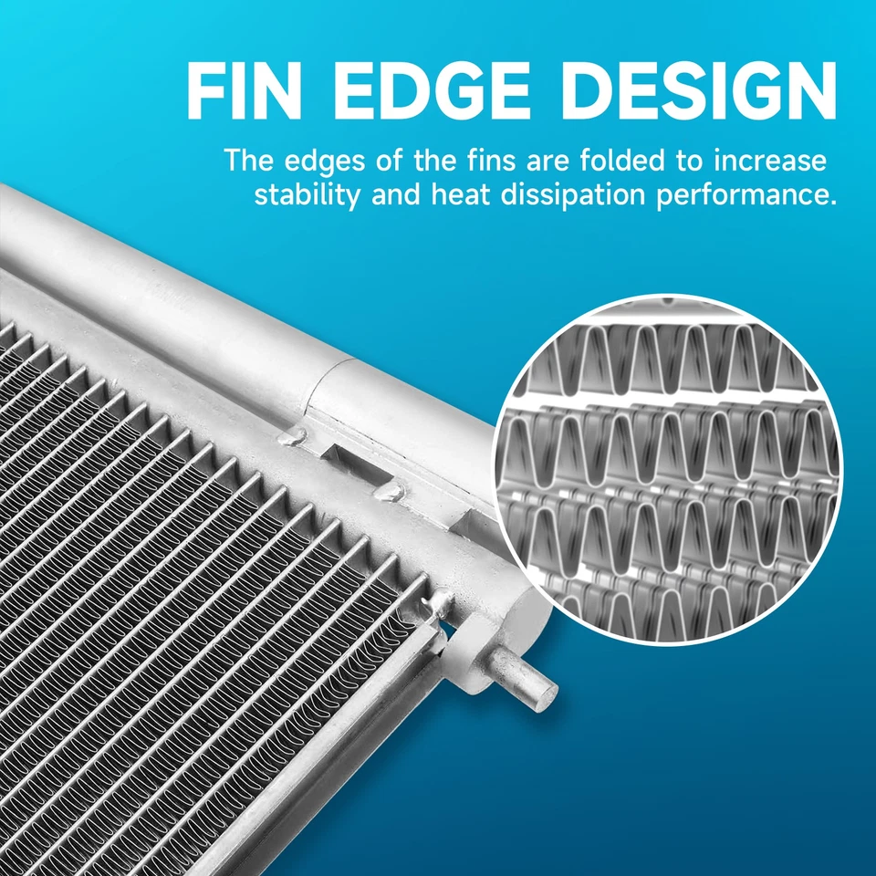 A/C Condenser Aluminum Fit 2004-09 Chevrolet Uplander Buick Rendezvous 10357778 Foto 2 de 4