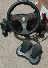 Thrustmaster NASCAR Sprint Racing Wheel /  Pedals Controller 15-pin connect Vtg